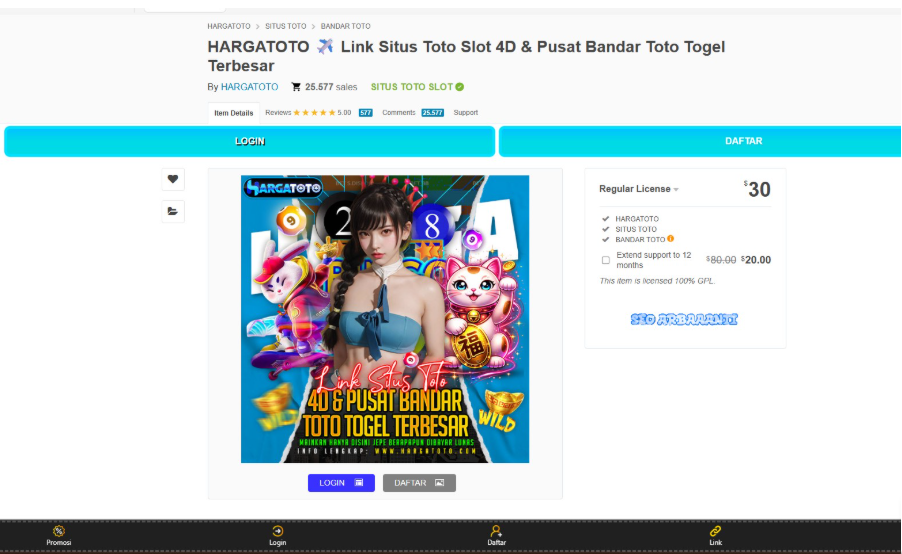 HARGATOTO ✈️ Panduan Link Situs Toto Slot 4D & Informasi Toto Togel Online